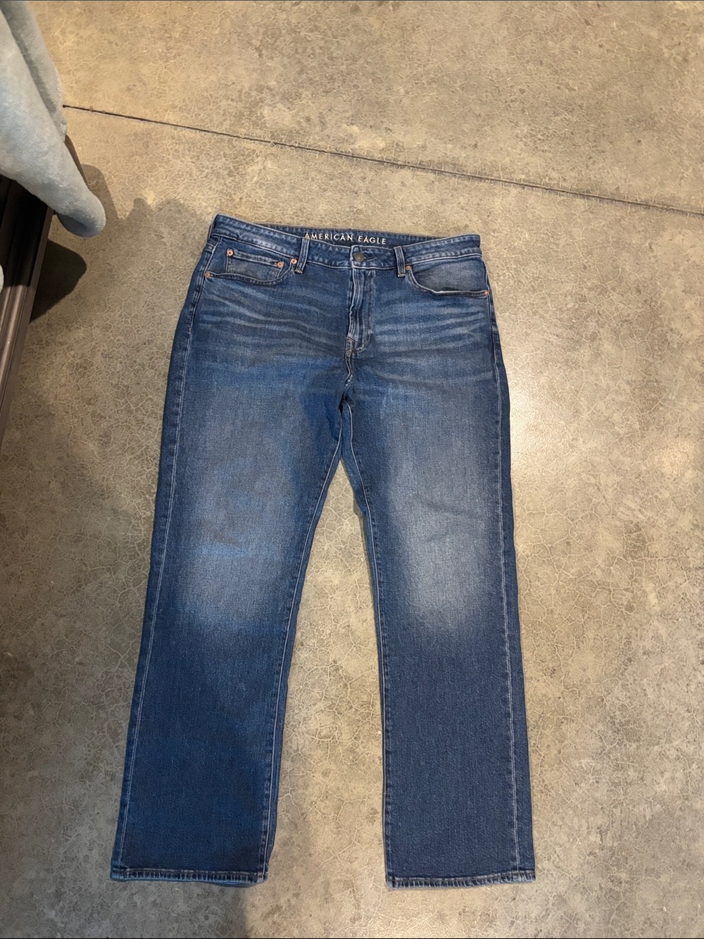 American Eagle Outfitters Men’s Dark Blue Bootcut Jeans